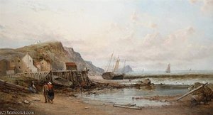 Coastal Views, A Pair — Alfred Pollentine