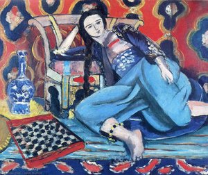 Odalisque Mit Einem Türkischen Stuhl — Henri Matisse