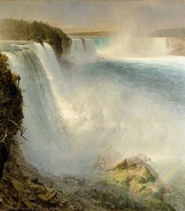 Niagara Falls From The American Side — Frederic Edwin Church