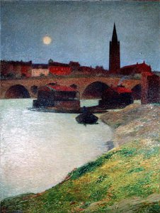 Le Pont Neuf Et La Dalbade — Henri Jean Guillaume Martin