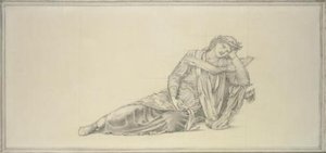 The Poet Asleep, From 'the Romaunt Of The Rose' — Edward Coley Burne-jones