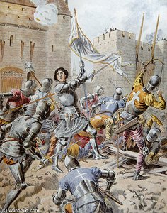 Joan Of Arc At The Siege Of Orleans — Frederic Theodore Lix
