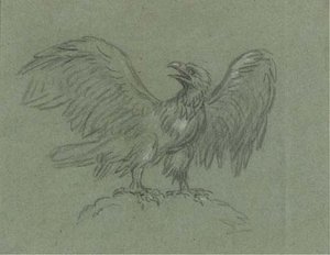 Eagle With Wings Spread — Benjamin West