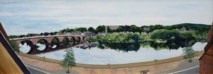 The River Tay At Perth — John Cunningham