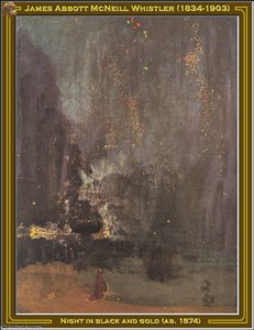 Night In Black And Gold — James Abbott Mcneill Whistler, Aesthetic Impressionism