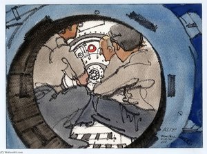 Apollo Soyuz Test Project, Interior Of Docking Module — Robert T Mccall