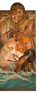 The Revenge, 1591 (triptych, right panel)