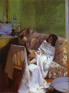 The Pedicurist — Edgar Degas, Impressionistic Realism