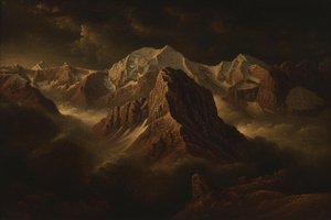 Sovereign Shadows: The Illumination Of The Eternal Crag — Jacques Villedieu