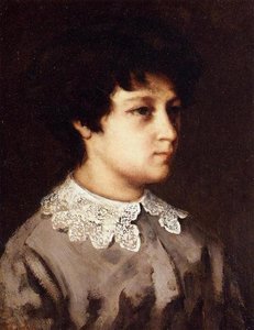 Retrato De Una Joven De Salins — Gustave Courbet, Realism