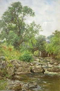 A Trout Stream Near Chagford — Henry John Yeend King