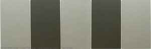 Five Vertical Parts - Two Greys — Alan Charlton