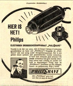 Advertisement for Philishave
