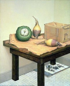 Still Life With Squash And Rutabagas — Gregory Gillespie