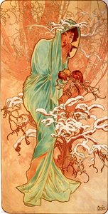 Untitled (1383) — Alfons Maria Mucha, Art Nouveau