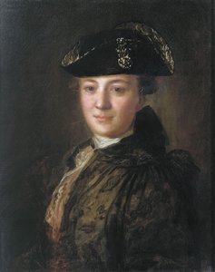 Portrait Of An Unknown Man In A Cocked Hat — Fyodor Stepanovich Rokotov