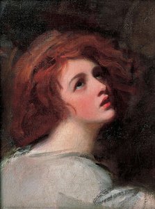 Emma Hart As Miranda — George Romney, Romanticism