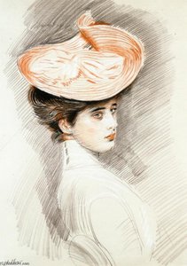 Portrait Of A Woman, Madame Helleu — Paul César Helleu