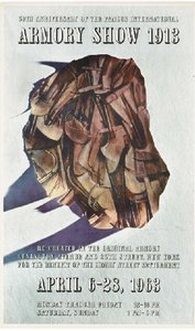 Poster Für Die Ausstellung 50. Jahrestag Der Berühmten Internationalen Waffenmesse Von 1913 — Marcel Duchamp