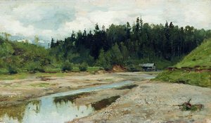 River In The Forest — Isaak Ilyich Levitan
