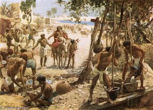 Israelites Making Bricks In Egypt — William Brassey Hole