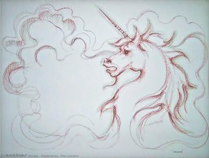 Illustration. The Unicorn — Alfred Freddy Krupa