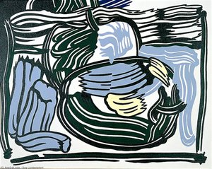 Two Green Apples — Roy Lichtenstein, Pop Art