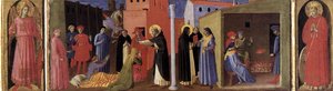Jungfrau Mit Christus Und Vier Heiligen (detail Der Predella) — Fra Angelico