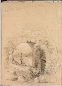Volterra, Porta S. Felice — Thomas Cole, Hudson River School