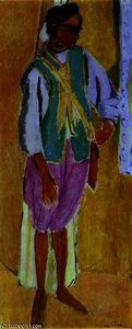 Die Marokkanische Amido, Linker Flügel Eines Dreifaltigkeitsbildes — Henri Matisse
