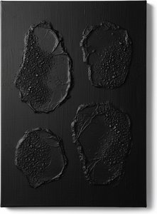 Monolithic Shadows: A Sculptural Study Of Obsidian Forms And Primordial Textures — David Moreau