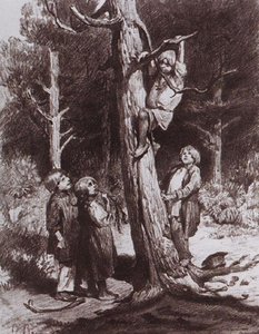 Children Are Ruining The Nest — Victor Vasnetsov