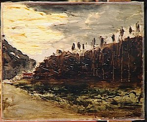 Paysage (environs D'etampes) — Gustave Moreau