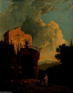 Ruins Of A Villa Near Rome (hadrian's Villa) — Richard Wilson
