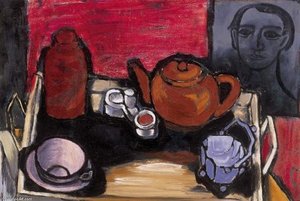 Table Still Life With Self-portrait