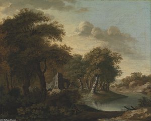 A View Near Arundel, Sussex — George Smith