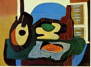 Still Life With Stone — Pablo Picasso, Cubism