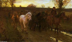 Travellers — Sir Alfred James Munnings