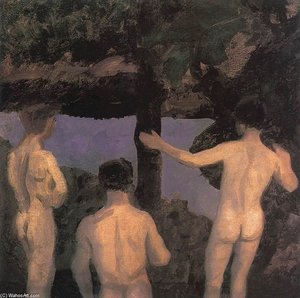 Three Nude Boys — Карољ Ференци