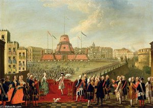 Fete At Naples On The Occasion Of The Marriage Of King Ferdinand I To The Archduchess Ma