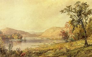 Greenwood Lake, New Jersey — Jasper Francis Cropsey, Hudson River School