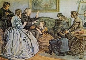 A Christmas Story — Sir John Everett Millais