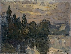 Soir Crépusculaire Sur La Seine — Maxime Emile Louis Maufra, Impressionism