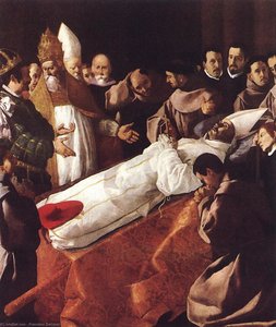 The Death Of St. Bonaventura — Francisco De Zurbarán