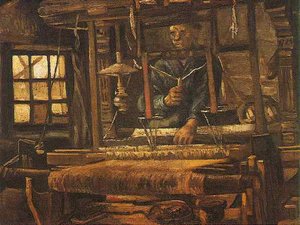 Weaver, Seen From The Front — Vincent Willem Van Gogh, Post-impressionism