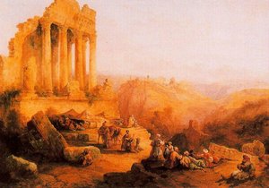 Ruinas En Las Inmediaciones De Jerusalén — Antonio Muñoz Degrain, Romanticism