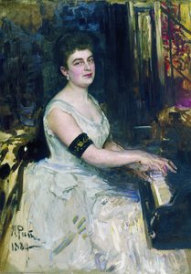 Portrait Of Pianist M.k. Benoit — Ilya Yefimovich Repin