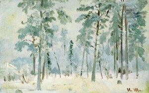 Forest Into The Frost — Ivan Ivanovich Shishkin