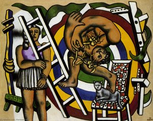 Der Akrobat Und Sein Partner — Fernand Léger