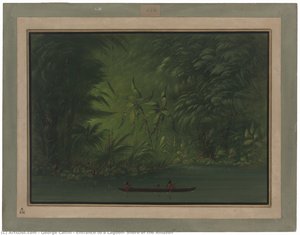 Entrance To A Lagoon, Shore Of The Amazon — George Catlin